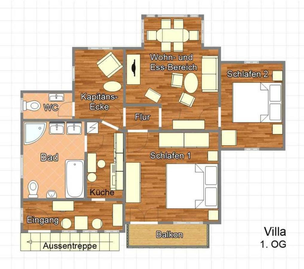 Strandvilla Rheingold - Ferienwohnung Da Vinci Goehren  Buitenkant foto
